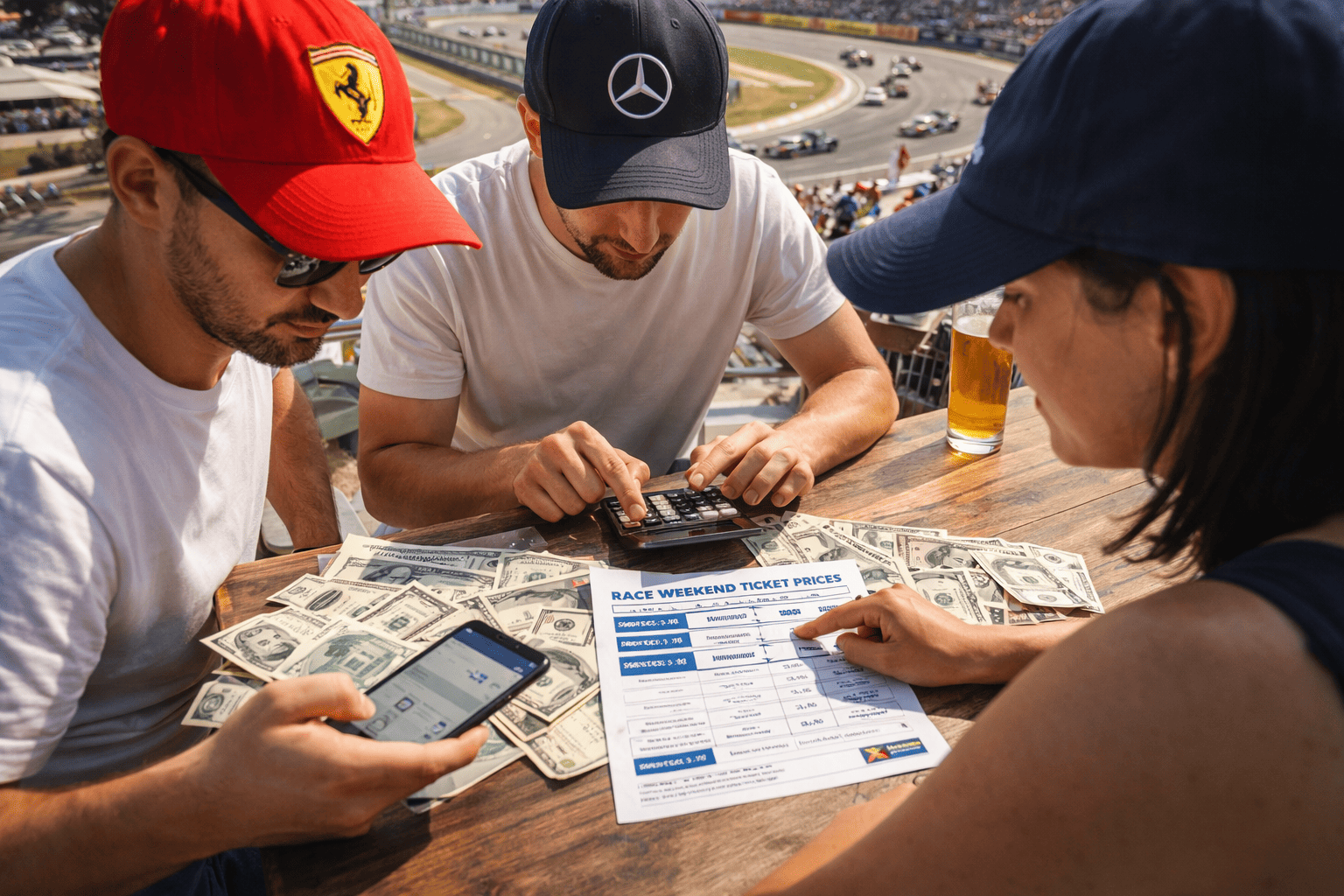 Vad kostar det att åka på ett F1 lopp